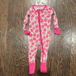 Little Sleepies Sweet Strawberry Zippy (6-12M)